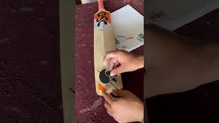 DSC cricket bat stickers applying repairing batrepair [upl. by Tirb]