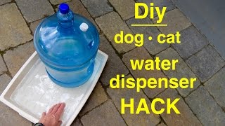 How to make ● DOG  CAT ● Large Selffilling Water Dispenser [upl. by Lauraine]