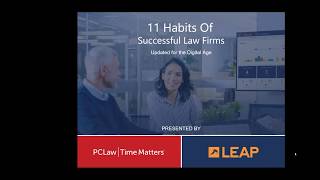 11 Habits of Successful Law Firms Updated for the Digital Age [upl. by Donica717]