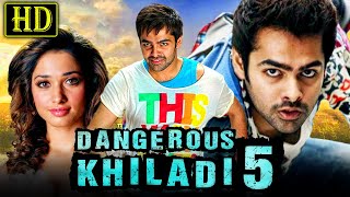 Dangerous Khiladi 5 Endukante Premanta Romantic Hindi Dubbed Movie  Ram Pothineni Tamannaah [upl. by Adyahs]