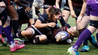 Highlights  Saracens Women 3421 Loughborough Lightning AP15s  Rd 1 [upl. by Tulley476]