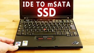 New SSD in old laptop IBM ThinkPad X40 getting faster than ever [upl. by Richie]