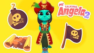 My Talking Angela 2 Pirate Angela Record Travel Gameplay Walkthrough Episode 240 [upl. by Clynes]