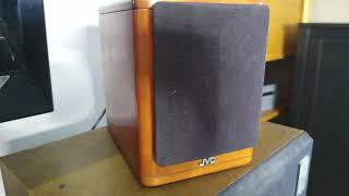 JVC SPUX7000 Bookshelf Speakers Demo [upl. by Adelaide]