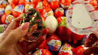 Kinder Joy Egg Opening  Most Satisfying Videos ASMR 71 [upl. by Whitcomb]