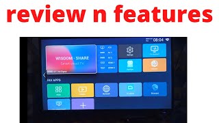 Complete owner review of wisdom share smart cloud tv smart tv ki information [upl. by Hans]