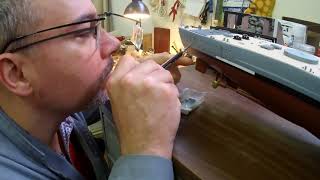 Working on the new Bismarck by Amati Model [upl. by Bunce]