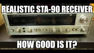 How good are vintage Realistic receivers Testreview of STA90 [upl. by Arikat]