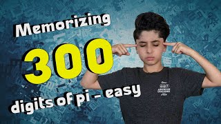 Memorizing 300 digits of pi  easy [upl. by Nnylhsa765]