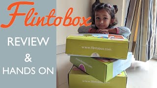 Review  Flintobox  Activity Box subscription for Kids [upl. by Rebeh]