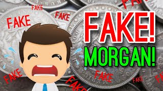 HOW TO SPOT A FAKE MORGAN DOLLAR [upl. by Ahsemik899]