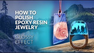 How to polish epoxy resin jewelry [upl. by Bailey]