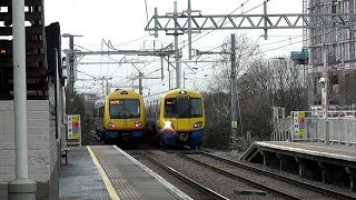 Classes172 and 378 Trains Pass At Blackhorse Road Station [upl. by Kettie227]