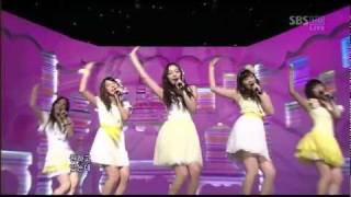 Live KARA  Honey Inkigayo 15022009 HD [upl. by Sinylg]