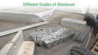 Different Grades of Aluminum Scrap  Sheet 6061 Dirty amp More [upl. by Cioban]