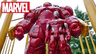 Marvel Avengers Titan Hero Series set Hulkbuster [upl. by Ellivro380]