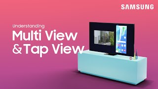 How to screen mirror your phone on your TV using Tap View and Multi View  Samsung US [upl. by Tedmund]