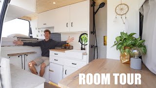 VAN TOUR  Nach 13 Monaten Camper Ausbau ENDLICH FERTIG 😍 DIY Campervan Room Tour deutsch [upl. by Didier]