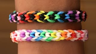 Rainbow Loom Nederlands  Inverted Fishtail  Loom bands rainbow loom tutorial how to [upl. by Philly]