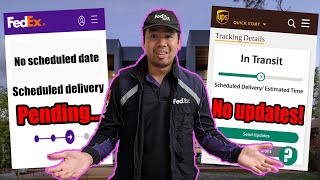 Tracking Number On My Package is Not Updating FedEx Driver Explains [upl. by Mellitz]