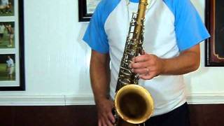 Selmer Bundy Tenor Sax Broken octave key [upl. by Enyamart]