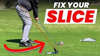 HOW TO STOP SLICING THE GOLF BALL [upl. by Cindee]