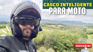 Convierte tu casco de moto en un CASCO INTELIGENTE para moto con Bluecom 🏍️✨ [upl. by Azaria]