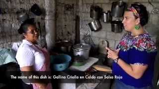 Pollo criollo en salsa  Organic Chicken Soup Peace Corps Guatemala [upl. by Arlee]