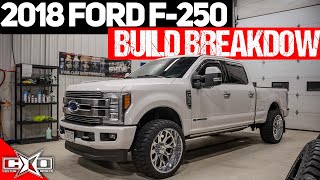 2018 Ford F250 Super Duty SPOTLIGHT Reverse Leveled 24x12 Hardrock Wheels and 35’s [upl. by Goodill]