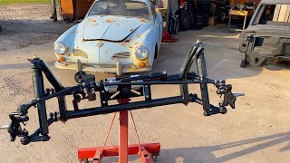 Full restoration VW Karmann GHIA axlebeam  Restoring antique cars complete process [upl. by Tallie554]