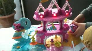 toyportfoliocoms HASBRO TOY FAIR 2010 PREVIEW MY LITTLE PONY MERMAID CASTLE [upl. by Rafiq]