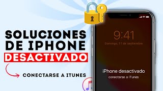 iPhone desactivado conectarse a iTunes sin perder datos  SOLUCIONES  iOS 16 [upl. by Fasto]