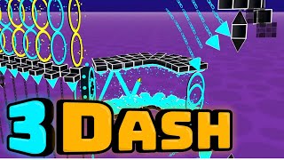 3DashGeometry Dash 3D custom level  4² · Chipzel [upl. by Shelah]