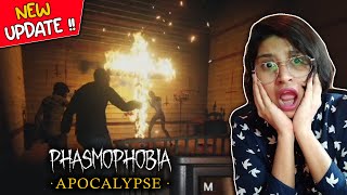 PHASMOPHOBIA Apocalypse Halloween NEW UPDATE😱 Romba bayangarama irukkuya 💀  NewtSP [upl. by Phene]