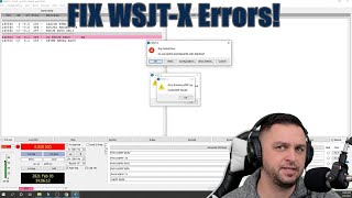 3 Three WSJTX Errors I got after upgrading to Version 23 And How I fixed them FT8 FT8 [upl. by Jillane474]