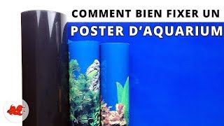 Fixer un poster de fond daquarium [upl. by Daberath]