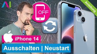 iPhone 14  Ausschalten  Neustart •  • 📱1️⃣4️⃣ • 📴 • 🚀 • Anleitung  Tutorial [upl. by Odom]