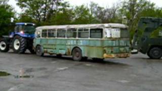 Ikarus 620 ja GAZ51A transport vanatehnika varjupaika  Ikarus 620 and GAZ51A [upl. by Colwen]