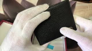 Salvatore Ferragamo Gancini Wallet Men Unboxing Review [upl. by Yalhsa891]