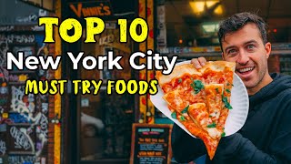 Top 10 NYC Foods You MUST try Before you DIE [upl. by Odelinda]