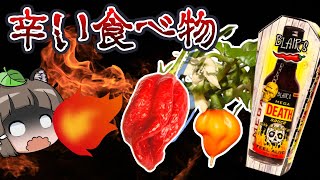 【ゆっくり解説】シビれる超激辛！辛い食べ物ランキング15選 [upl. by Nylitak]