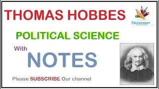 Thomas Hobbes POLITICAL PHILOSOPHY  NOTES [upl. by Ocsirf]