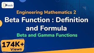 Beta Function  Definition and Formula  Beta and Gamma Functions  Engineering Mathematics 2 [upl. by Honig854]