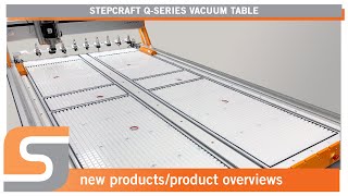 Finally A Versatile CNC Vacuum Table Solution For Stepcraft QSeries [upl. by Dumanian]