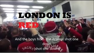 North London Derby Chants with LYRICS  Arsenal v Tottenham Chants [upl. by Ferrell]