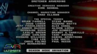 Smackdown Vs Raw 2006 Game Intro  Ending Credits PS2 [upl. by Kesley]