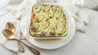 Easy Lasagna RecipeLasagna with white sauce chicken Lasagna with creamy sauce [upl. by Jehovah434]