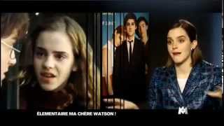 Interview Emma Watson speaks french [upl. by Saiff]