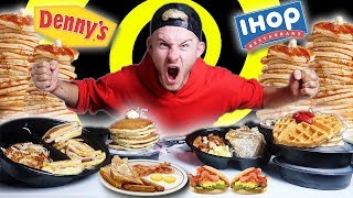 THE ALL AMERICAN BREAKFAST CHALLENGE 7000 CALORIES [upl. by Letnahc]