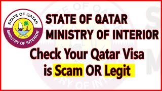 How to check Qatar visa online  MOI Qatar [upl. by Iaj]